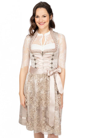 Elegant Dirndl Dress with Apron