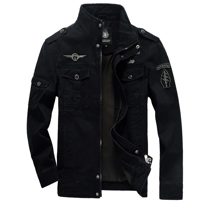 Men's Military-Style Lightweight Jacket