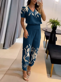 Two-Piece Wide-Leg Set - Effortless Chic