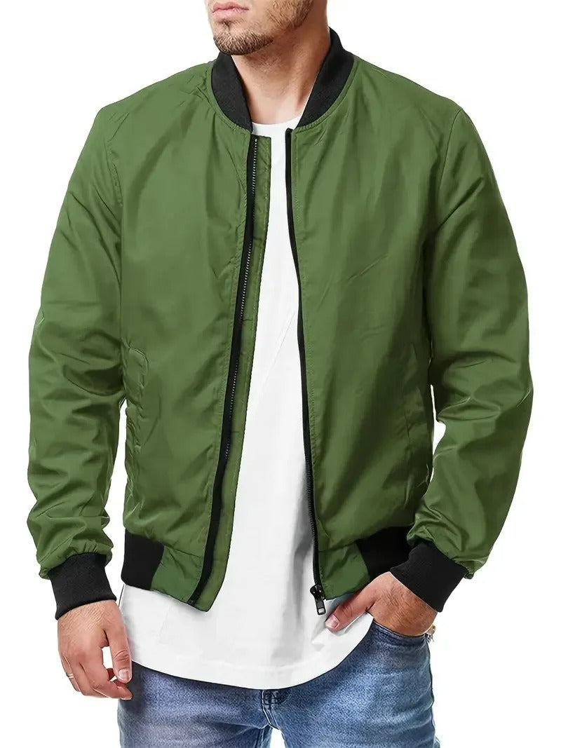 Men’s Lightweight Streetwear Bomber Jacket