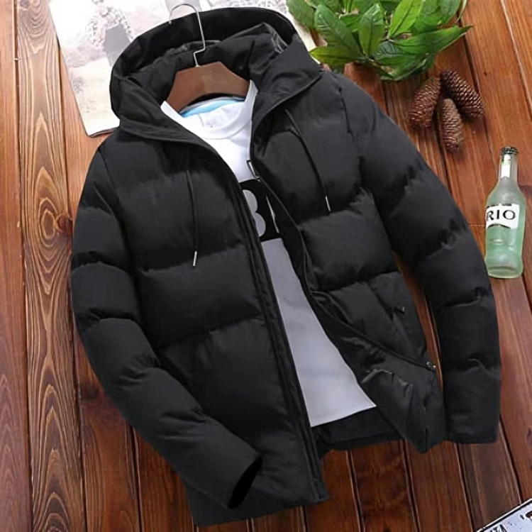 Men's Padded Winter Hoodie – Warm & Stylish