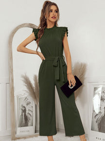 Elegant Belted Jumpsuit – Timeless & Chic