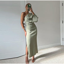 One-Shoulder Maxi Dress - Elegant & Stylish