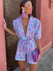 Printed Summer Romper - Stylish & Lightweight