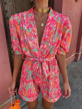 Printed Summer Romper - Stylish & Lightweight