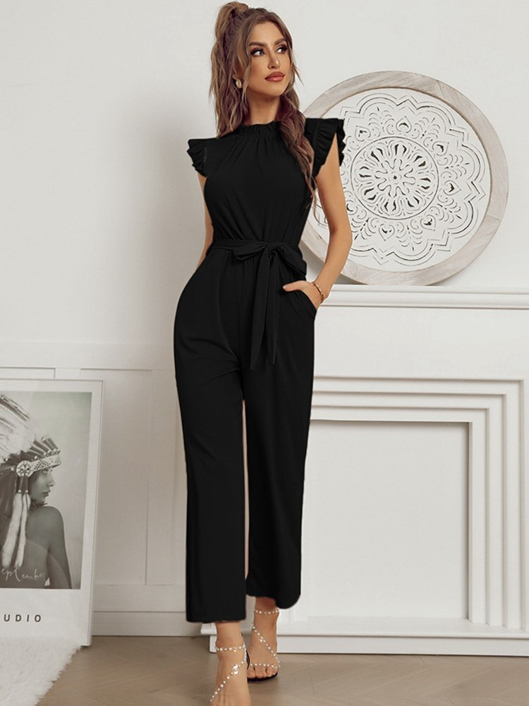 Elegant Belted Jumpsuit – Timeless & Chic