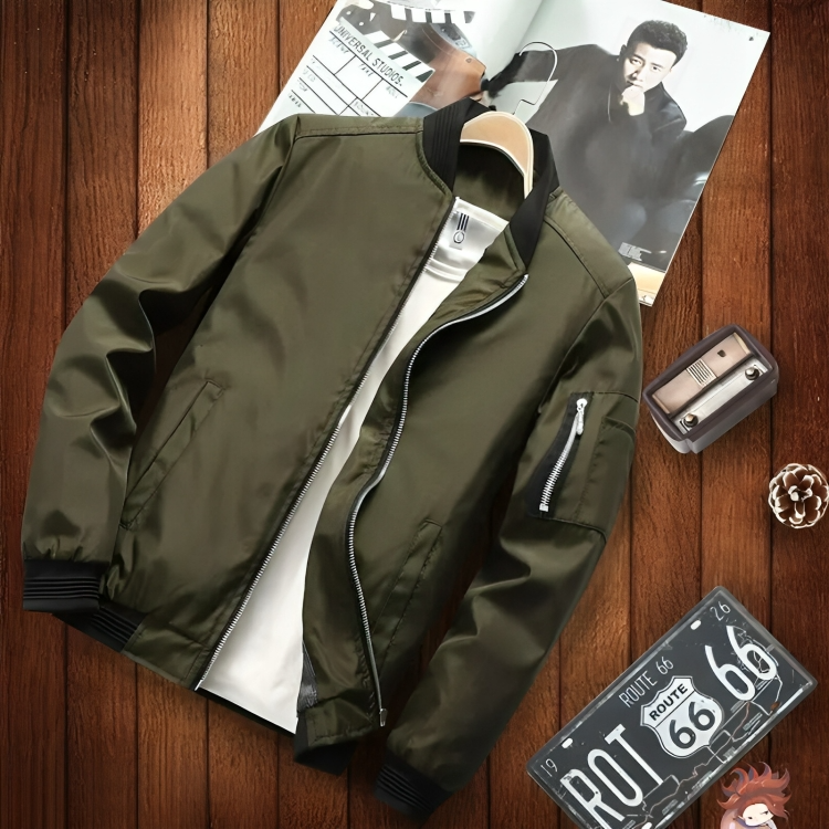 Men's Lightweight Military-Style Summer Jacket