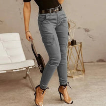 Women's High-Waisted Cargo Pants