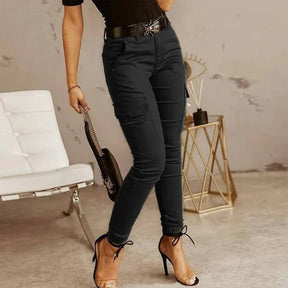 Women's High-Waisted Cargo Pants