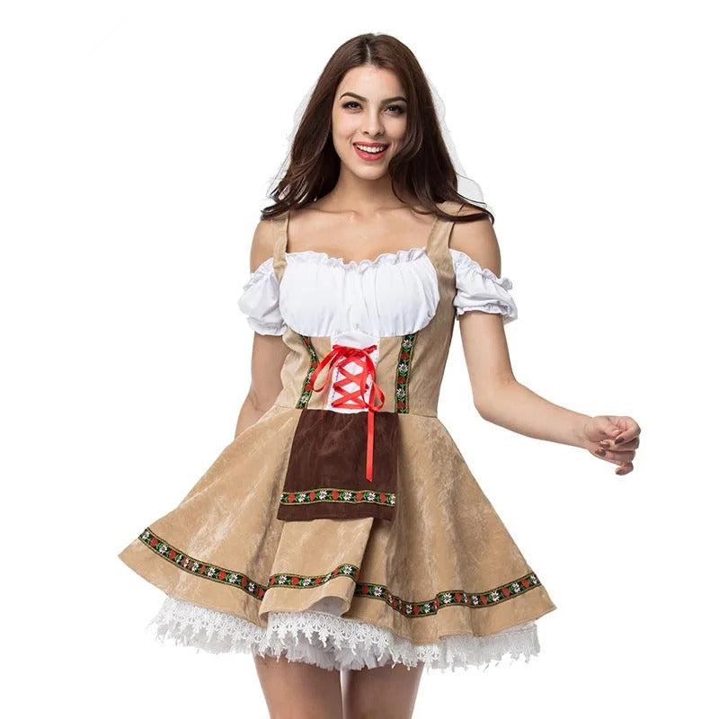 Traditional Oktoberfest Dirndl Dress – Authentic & Stylish